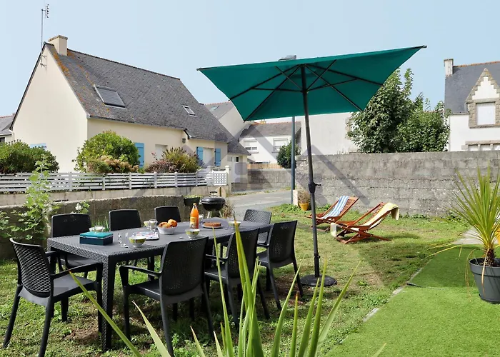 Localise - M8 - Ty Geoland - Maison A Deux Pas Du Centre Avec Jardin Au Guilvinec - Wifi Inclus - Animaux Bienvenus- Linge De Lit Inclus