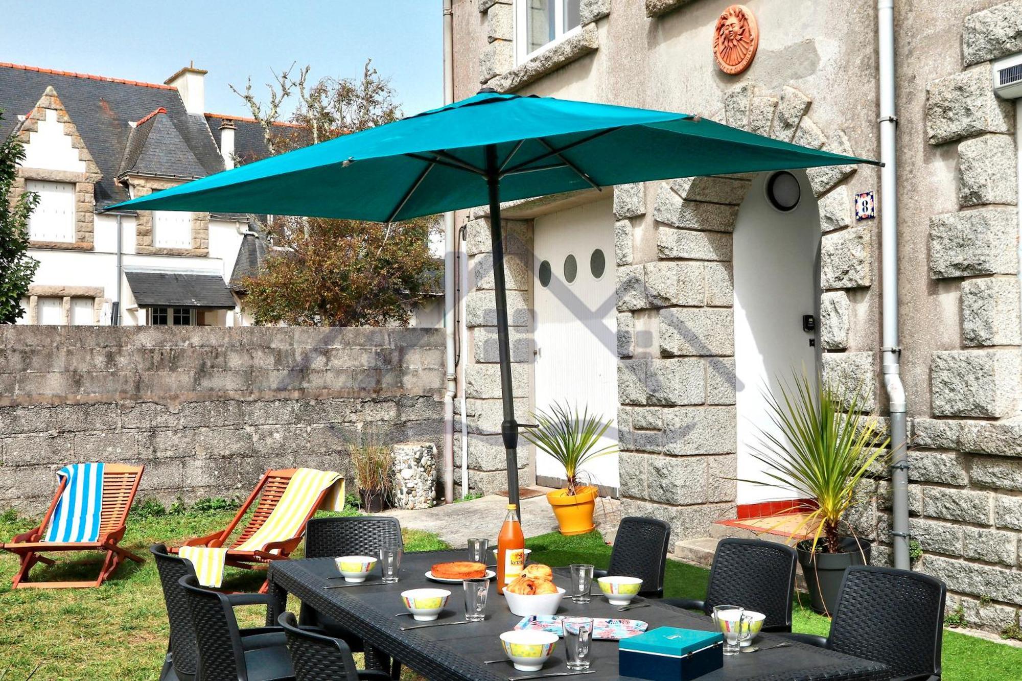 Ty Geoland: Charming Garden In With Wi-fi Guilvinec